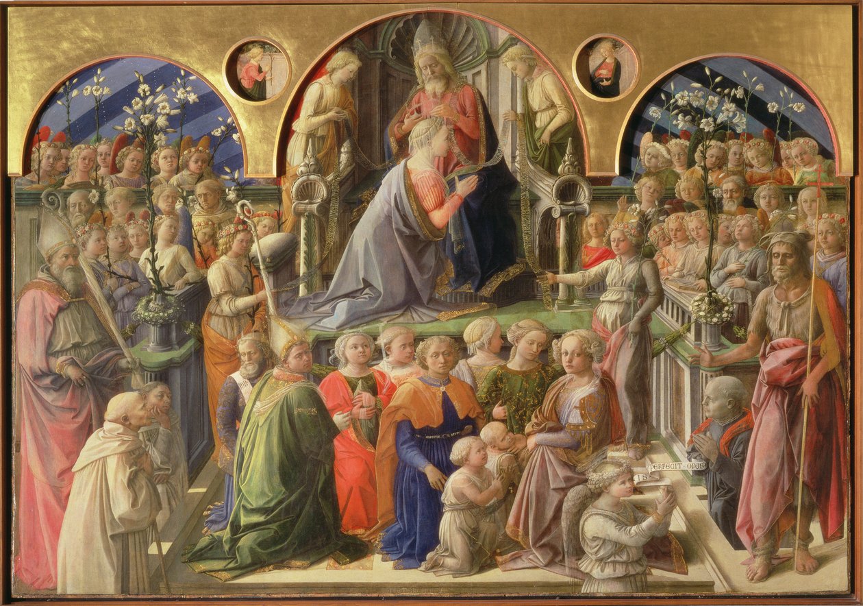 Le Couronnement de la Vierge, 1441-7 - Fra Filippo Lippi