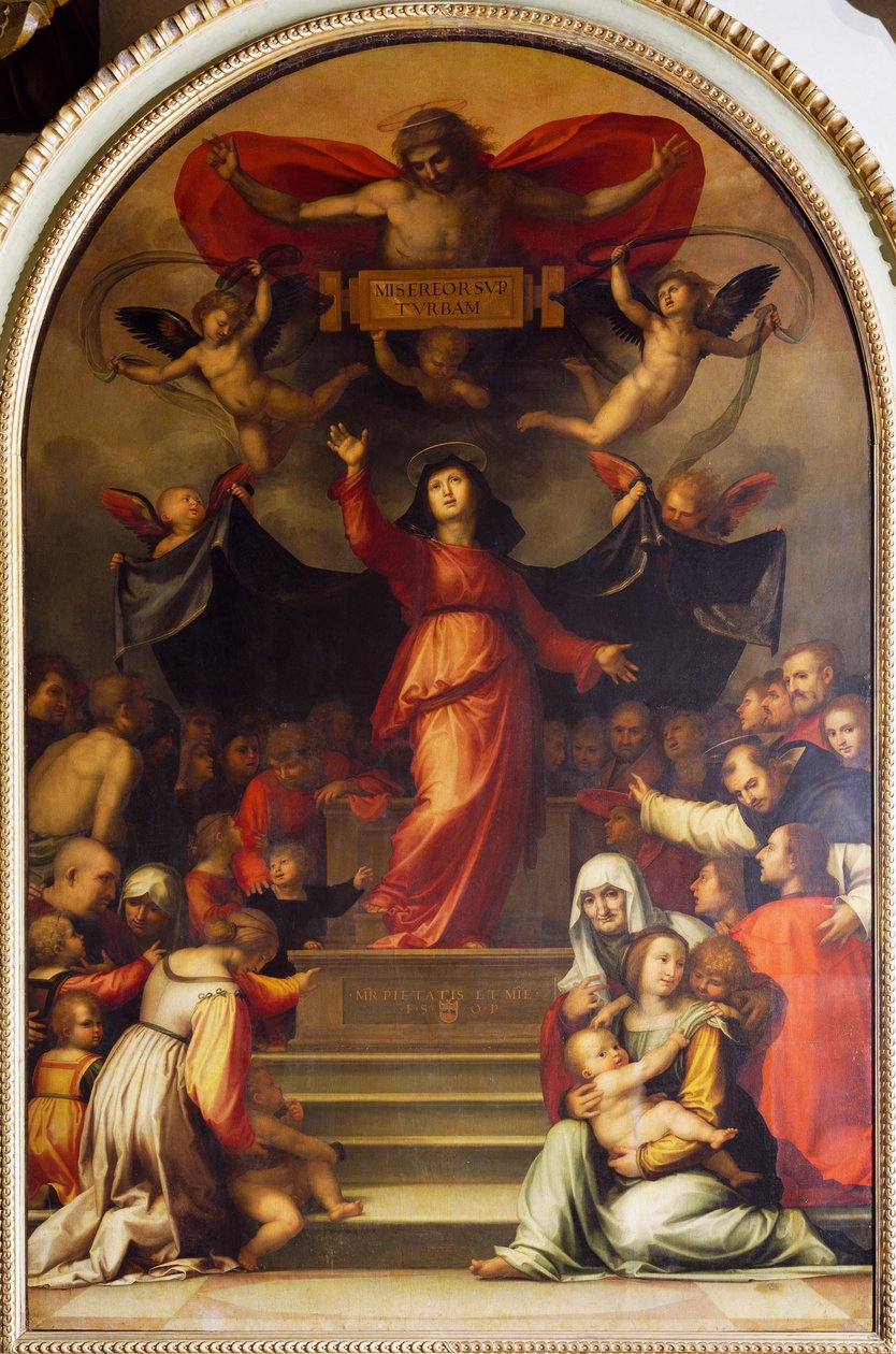 Notre-Dame de la Miséricorde, par Bartolomeo della Porta, connu sous le nom de Fra Bartolomeo (1472-1517) - Fra (1472 1517) Bartolomeo