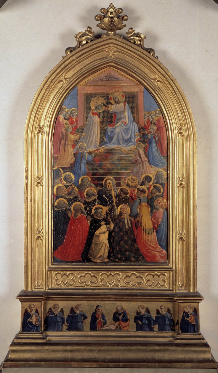 Le Couronnement de la Vierge - Fra  Angelico