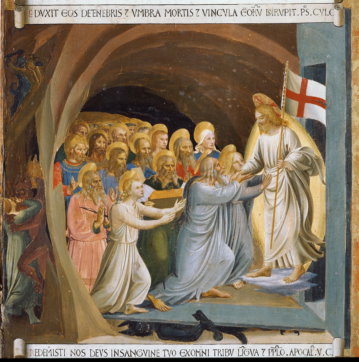 La descente du Christ aux limbes. Vie du Christ, Armadio degli Argenti - Fra  Angelico
