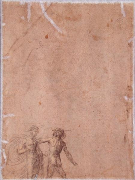Deux figures (verso) - Fra 1472 1517 Bartolommeo