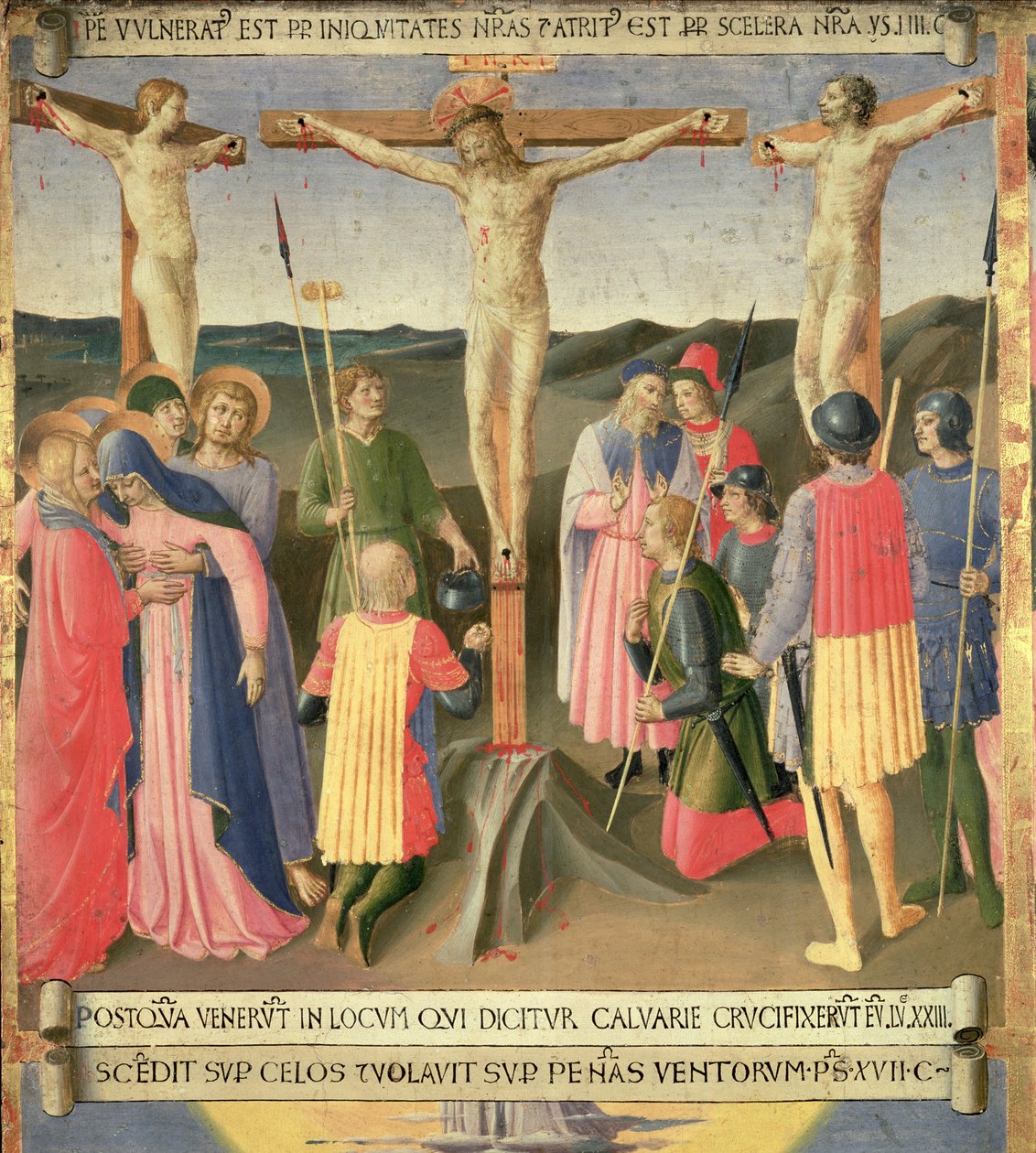 Le Christ en croix entre les deux voleurs (détail) - Fra Angelico