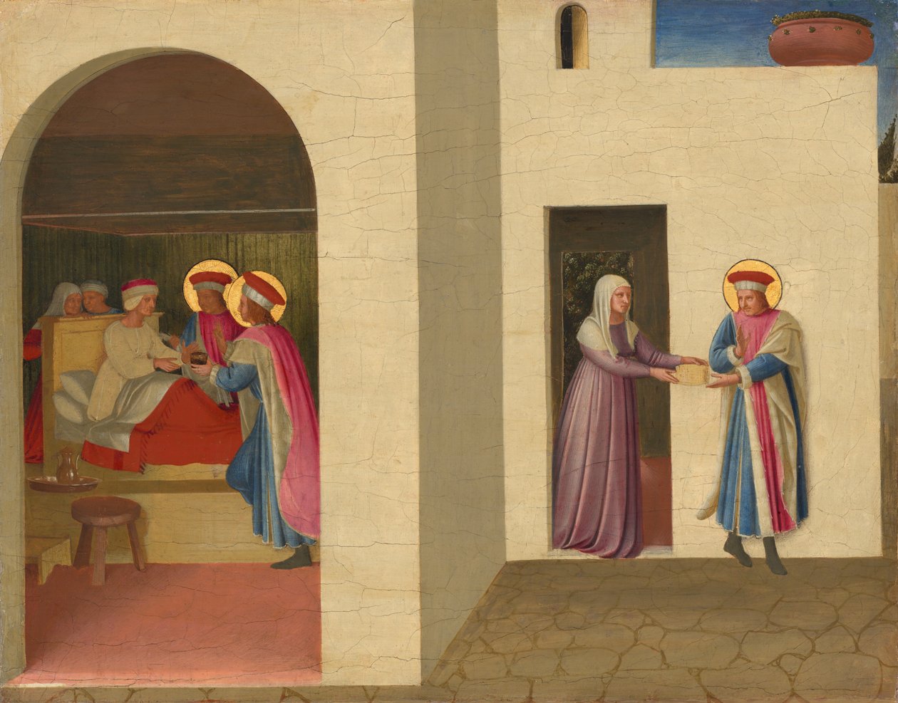 La guérison de Palladia par Saint Cosmas et Saint Damien - Fra Angelico