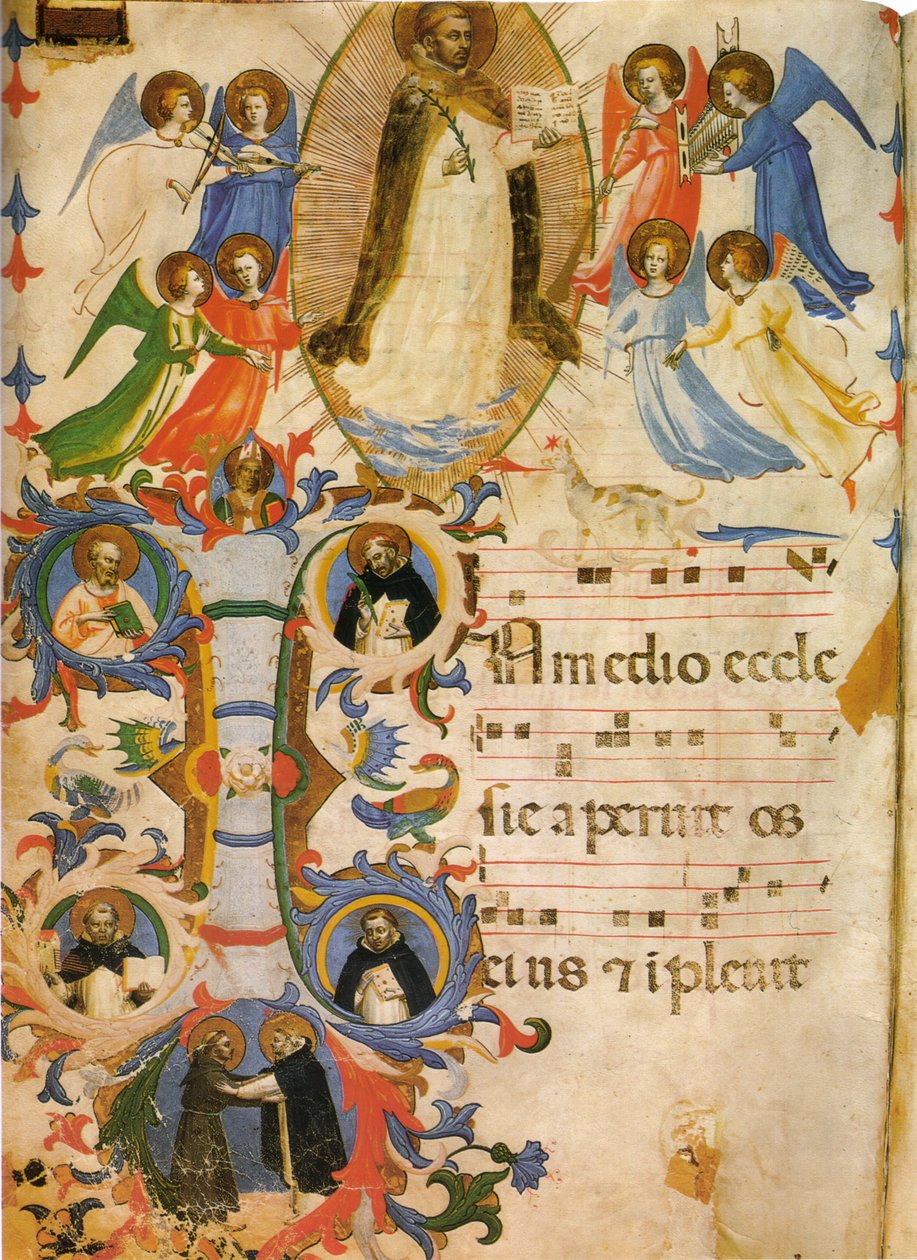 saint domenico dans la gloire - Fra Angelico