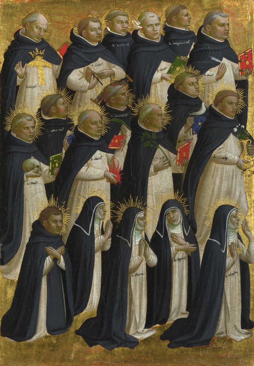 Le Dominicain Béni, panneau du retable de San Domenico de Fiesole, vers 1423-1424 - Fra Giovanni Angelico da Fiesole