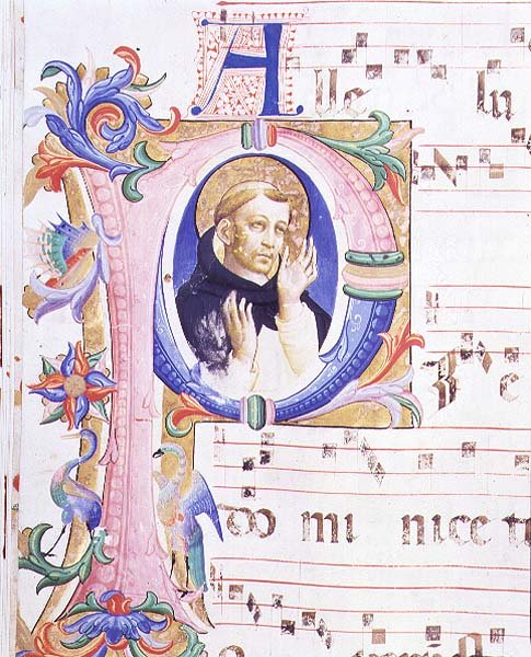 Missel 558 f.24v Initiale historiée 