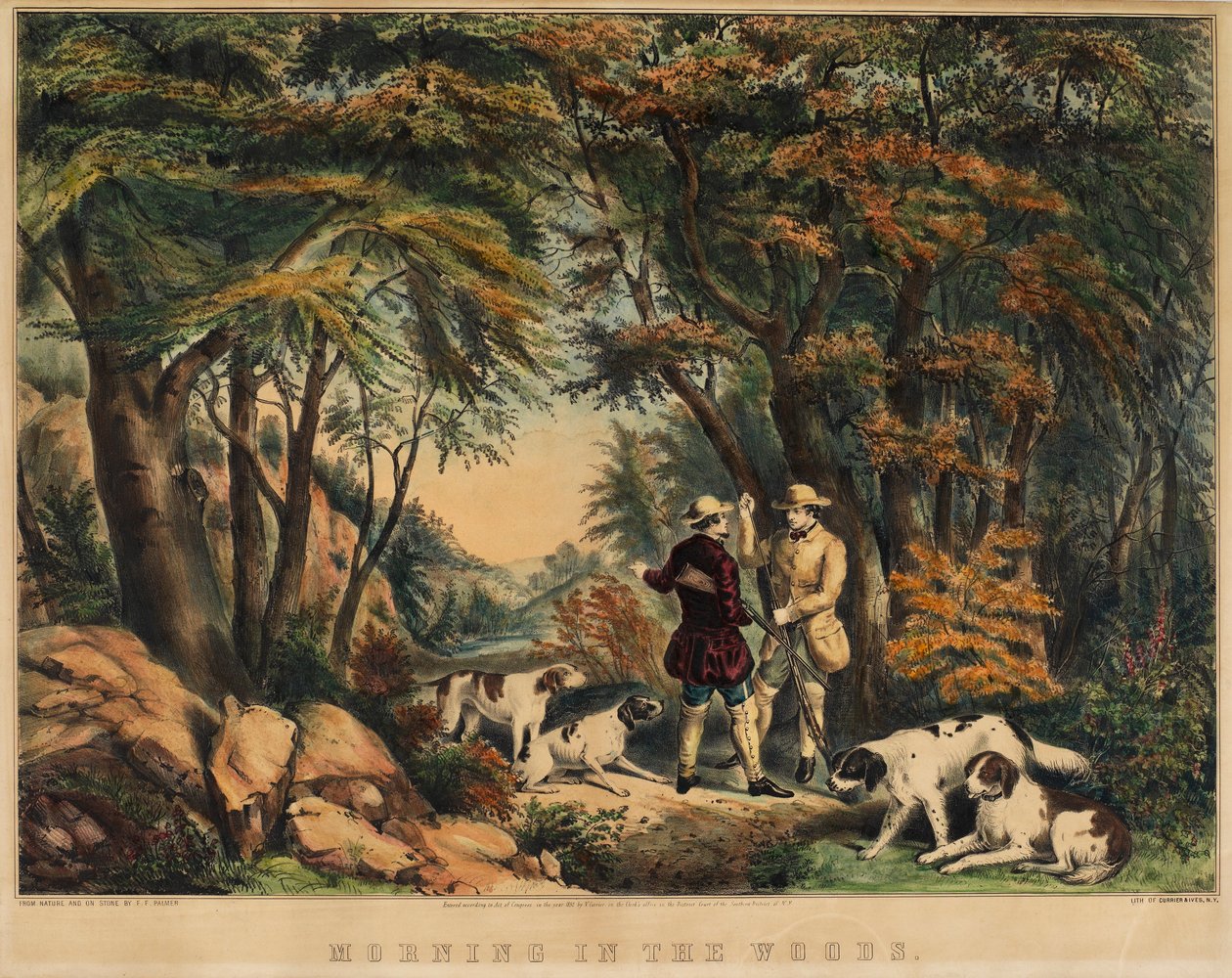 Matinée dans les bois - Frances Flora Bond Palmer