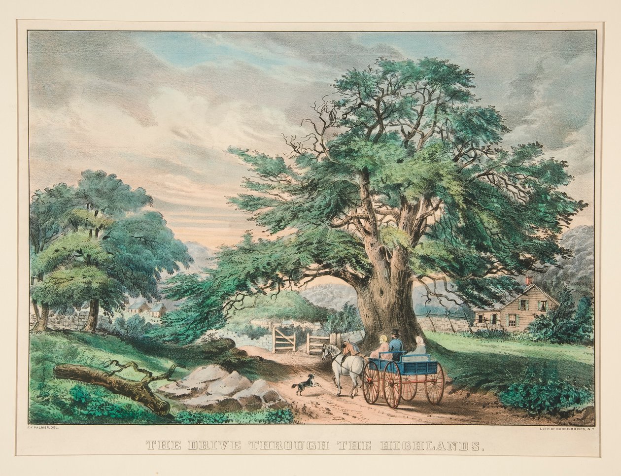 La Traversée des Highlands - Frances Flora Bond Palmer