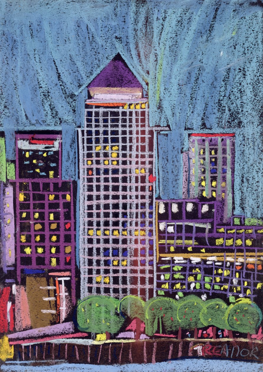 Canary Wharf dans les Docklands de Londres - Frances Treanor
