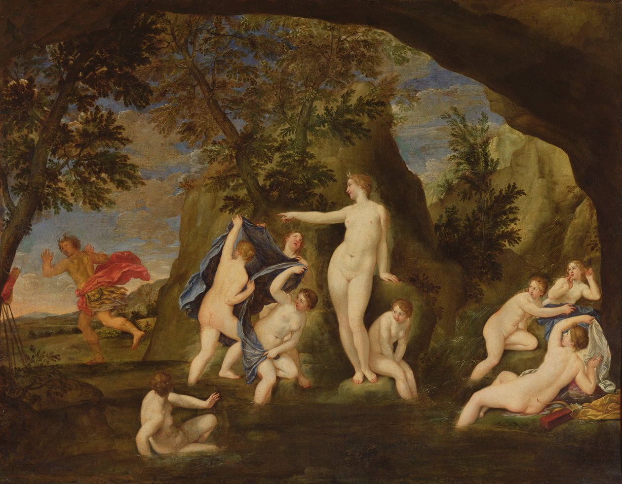 Actéon se métamorphose en cerf - Francesco Albani