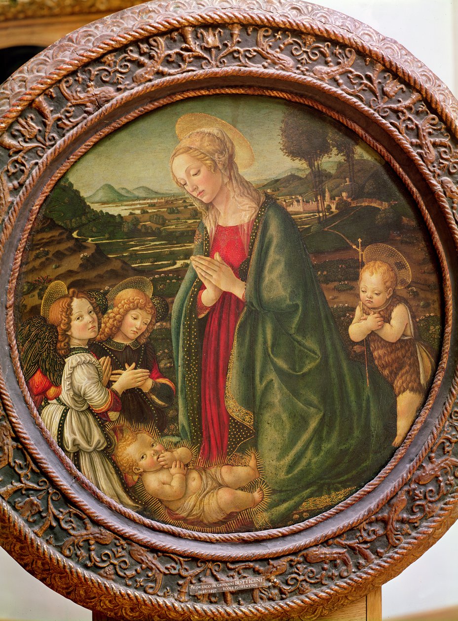 La Vierge adorant l