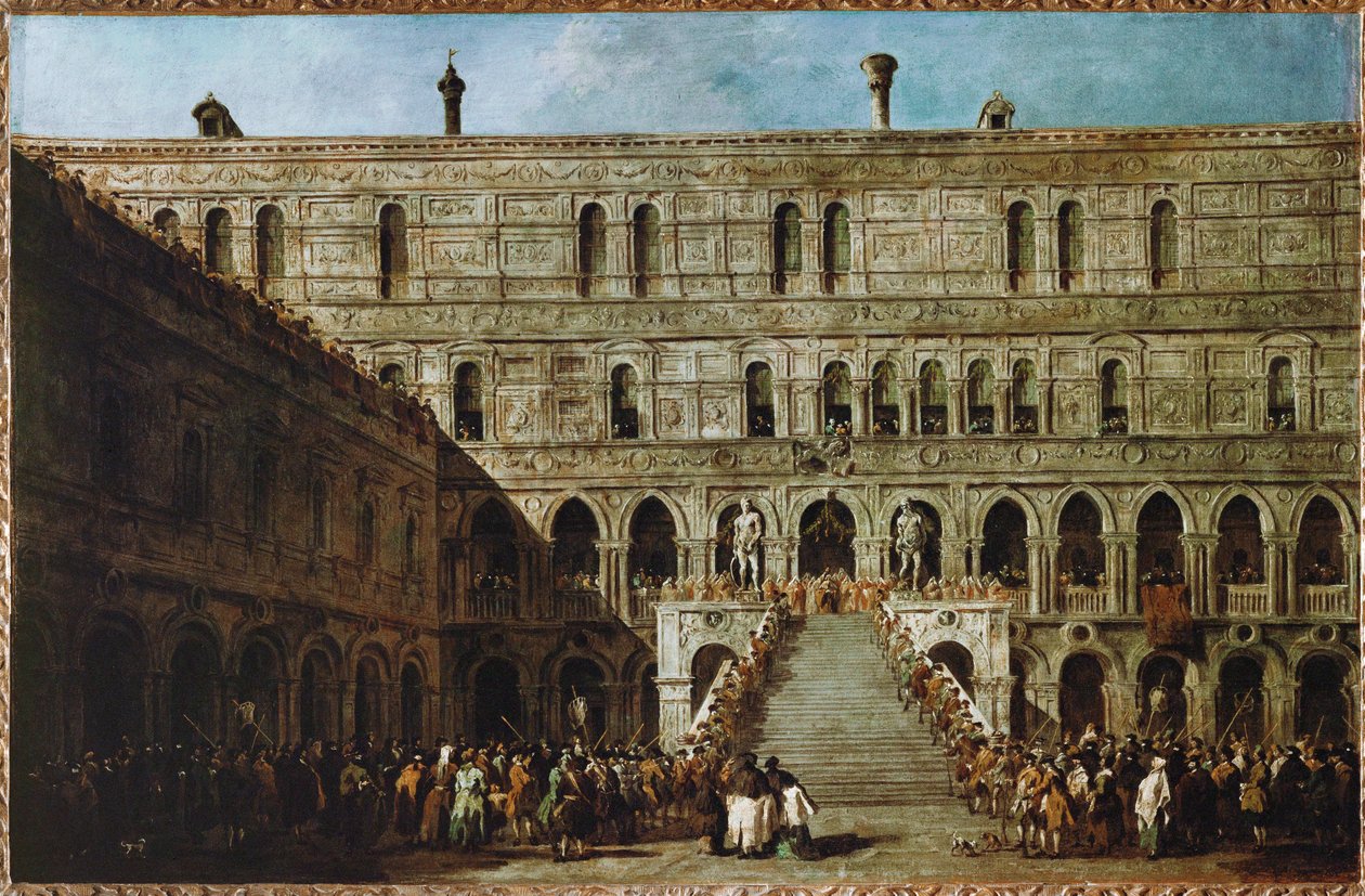 Couronnement du Doge de Venise sur l