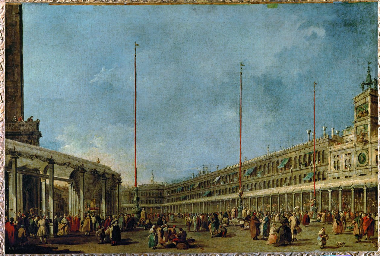 Le Doge de Venise suit la procession du Corpus Domini … - Francesco (circle of) Guardi