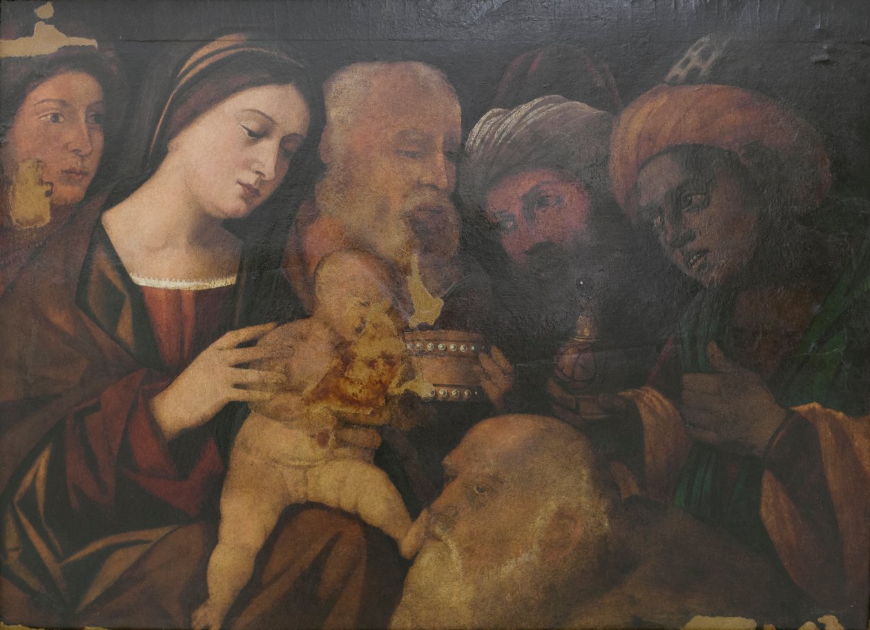 Adoration des Mages - Francesco (fl.1508 45) Rizzi da Santacroce
