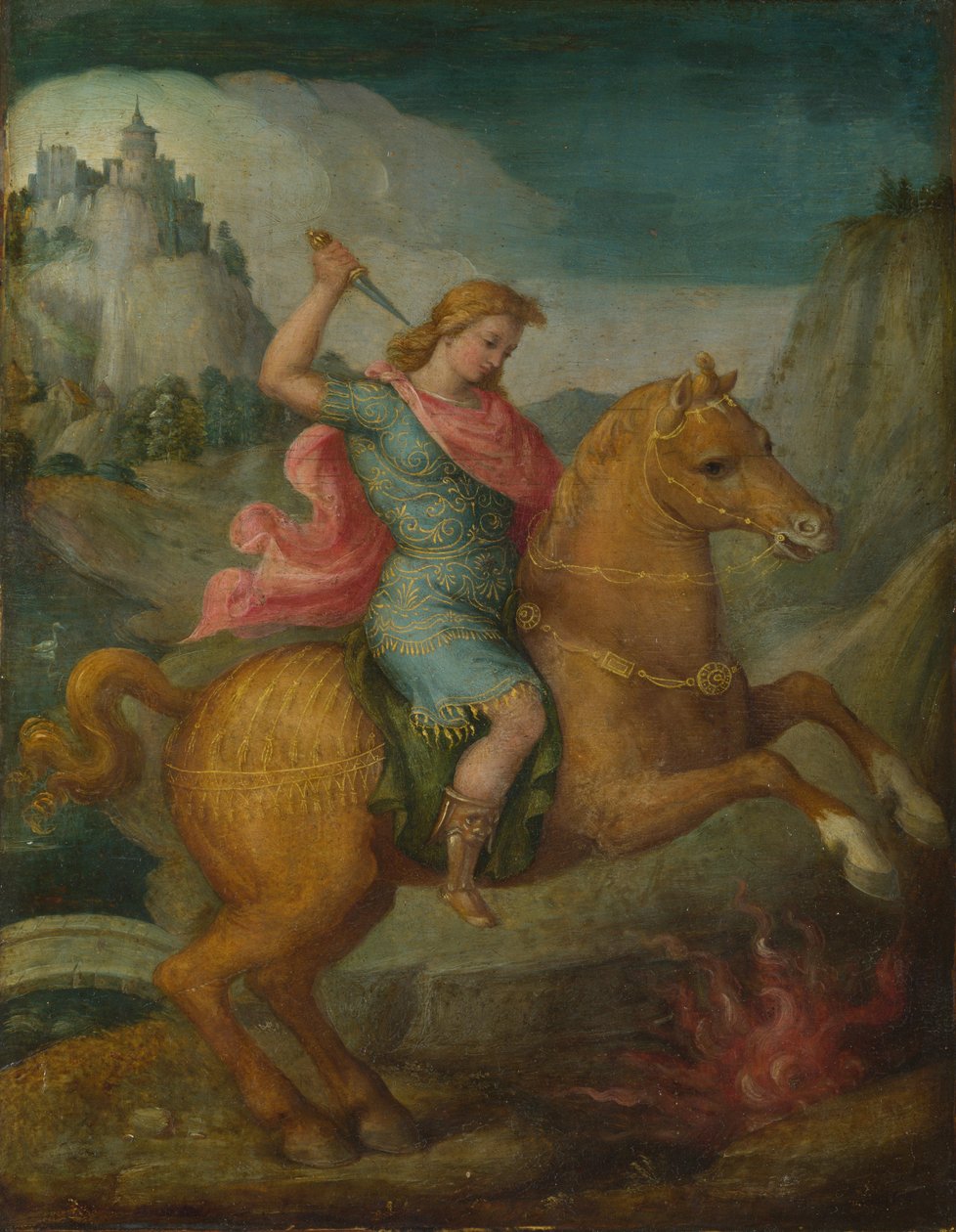 Marcus Curtius, vers 1525 - Francesco Ubertini Bacchiacca