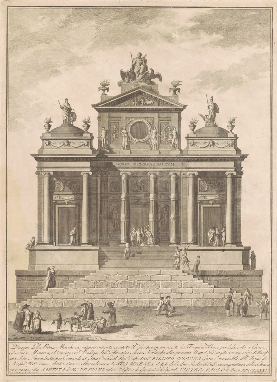La Prima Macchina pour la Chinea de 1785 - Francesco Barbazza