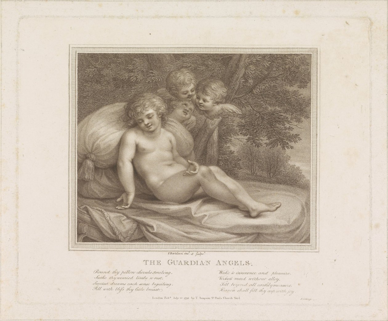Les anges gardiens - Francesco Bartolozzi