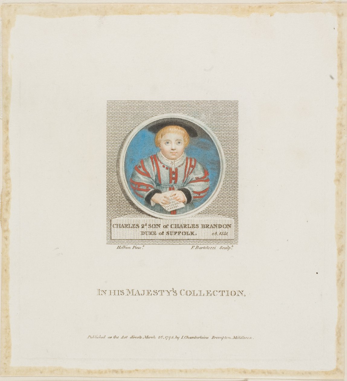 Charles Brandon - Francesco Bartolozzi