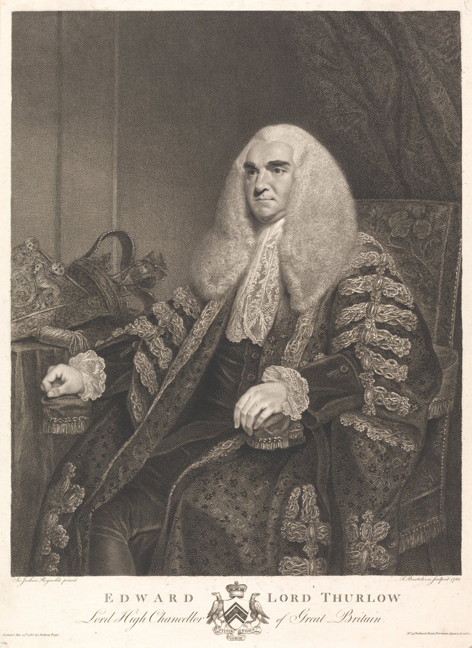 Edward Lord Thurlow - Francesco Bartolozzi