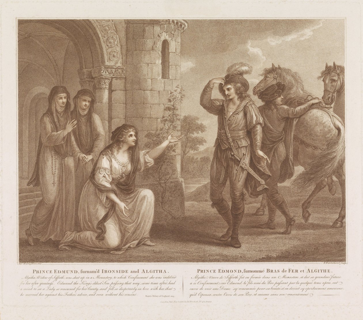 Prince Edmond et Algitha - Francesco Bartolozzi
