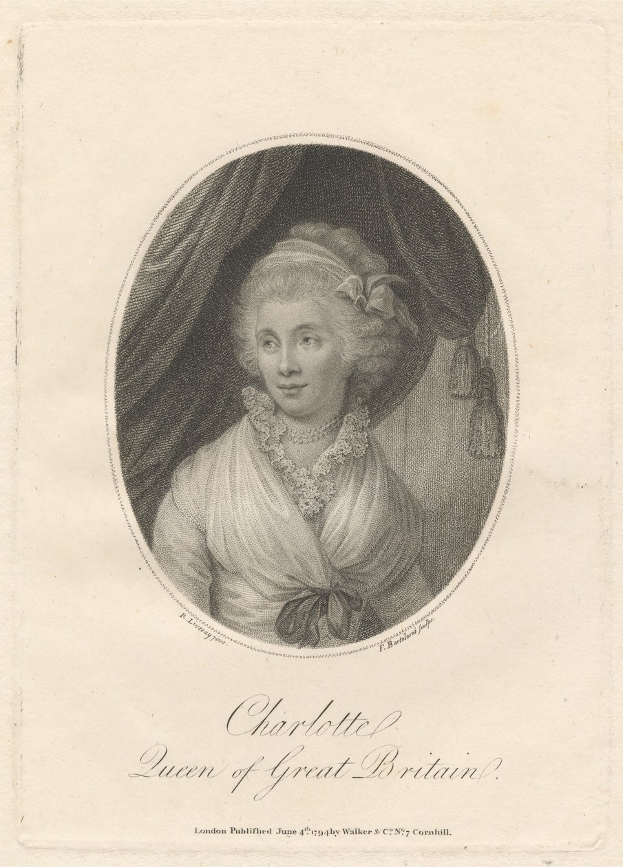 La reine Charlotte - Francesco Bartolozzi