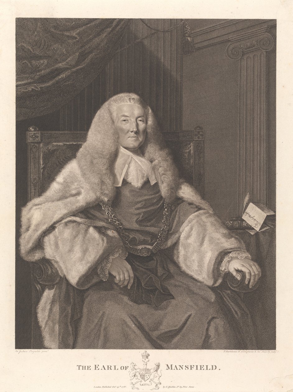 Le comte de Mansfield - Francesco Bartolozzi