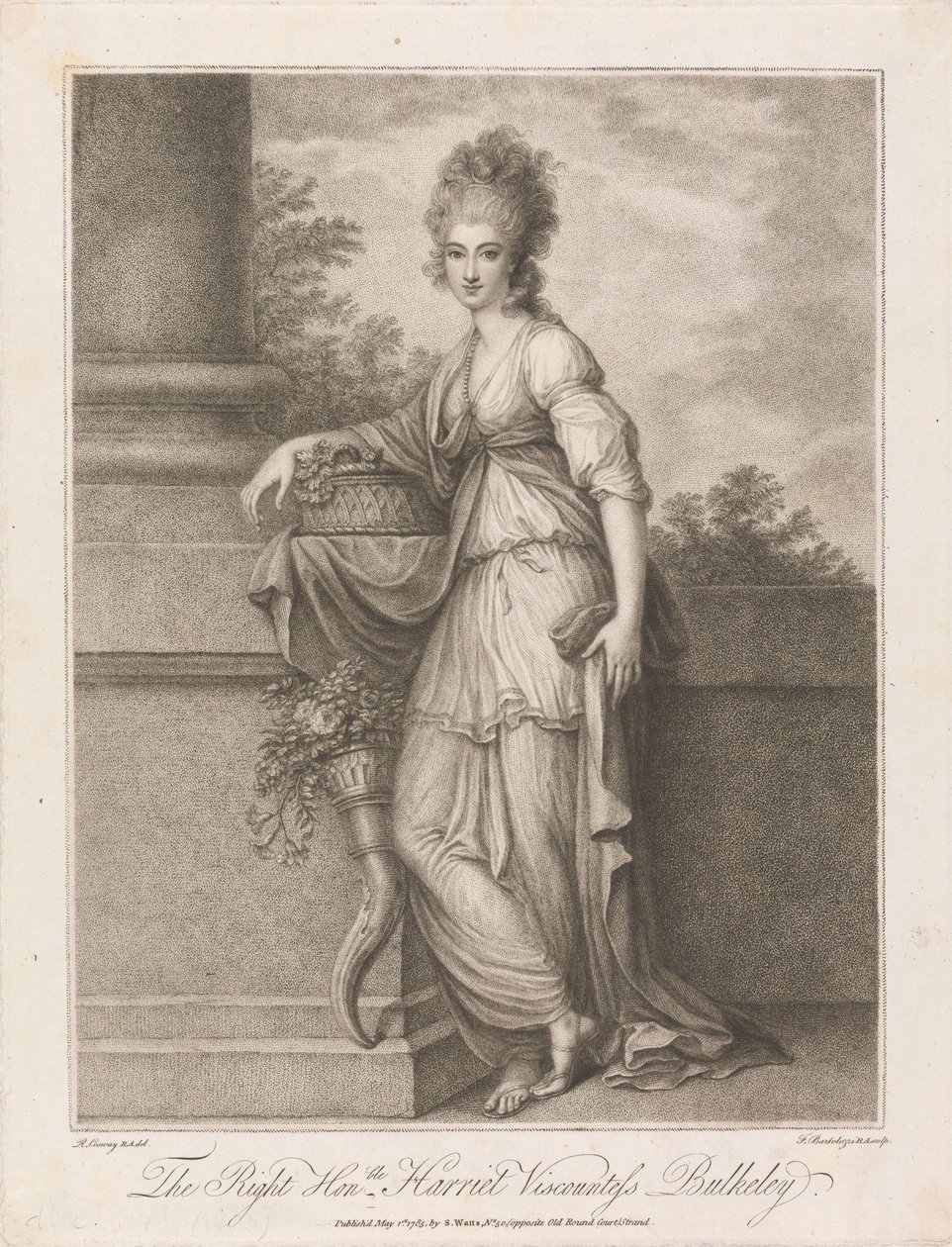 Son Excellence Harriet, vicomtesse de Bulkeley - Francesco Bartolozzi