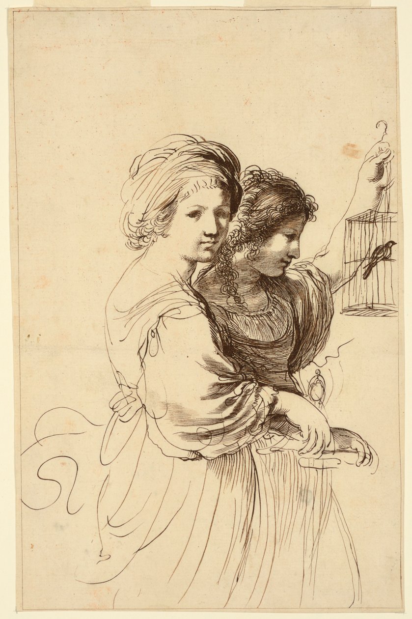 Deux jeunes filles, l
