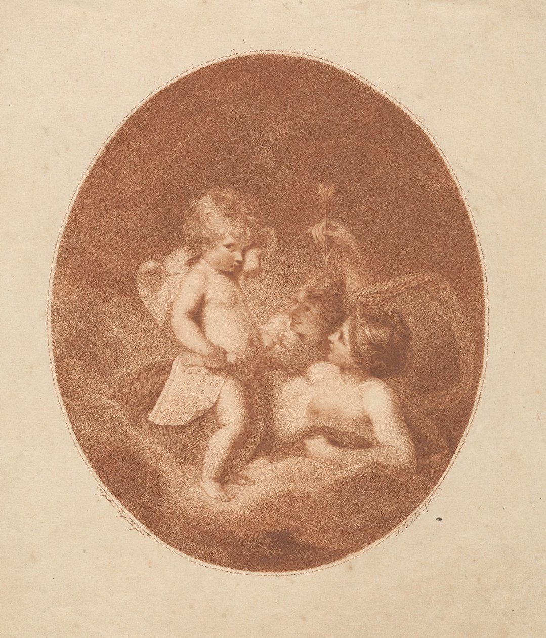 Venus tadelt Amor - Francesco Bartolozzi
