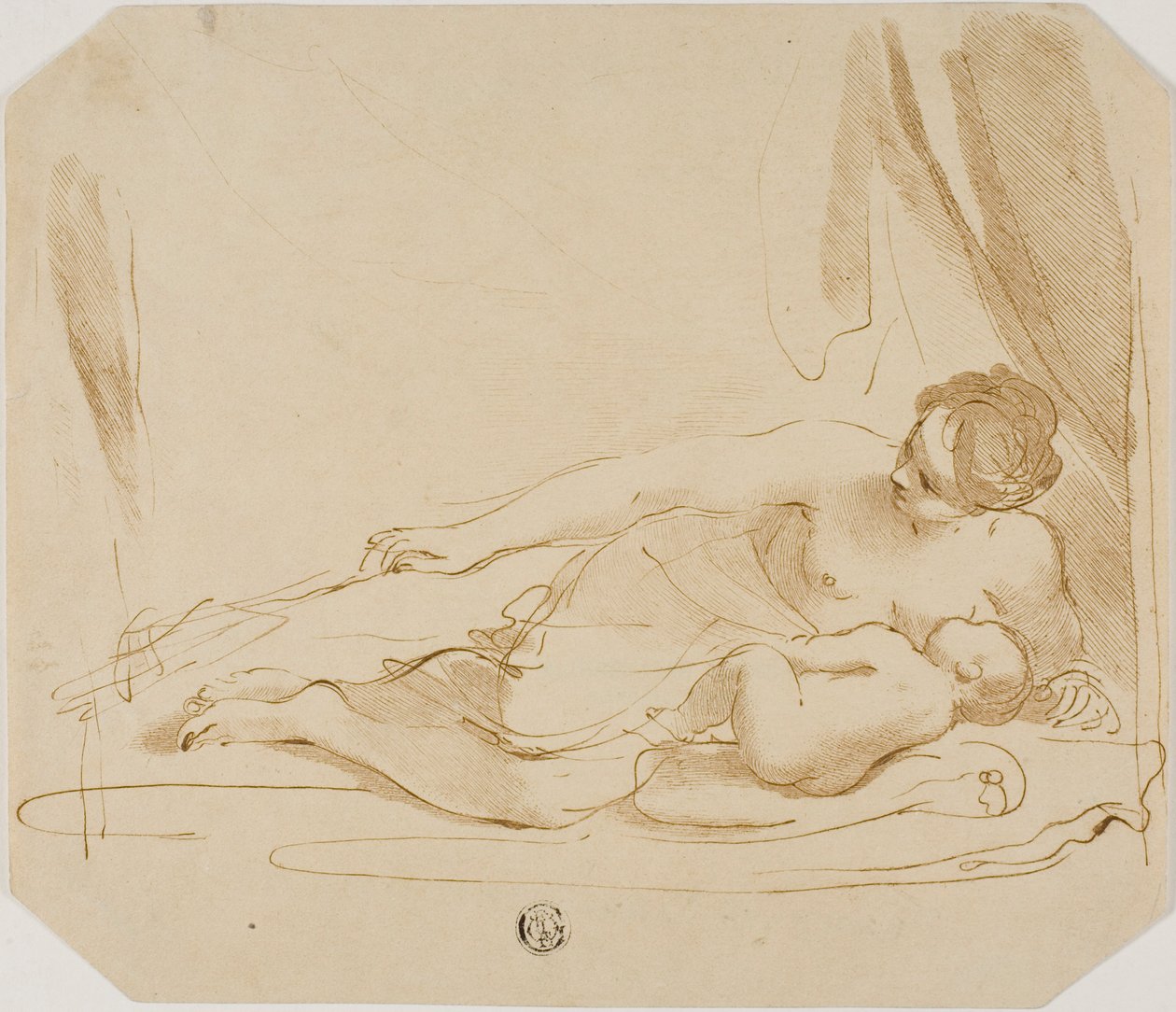 Vénus et Cupidon - Francesco Bartolozzi