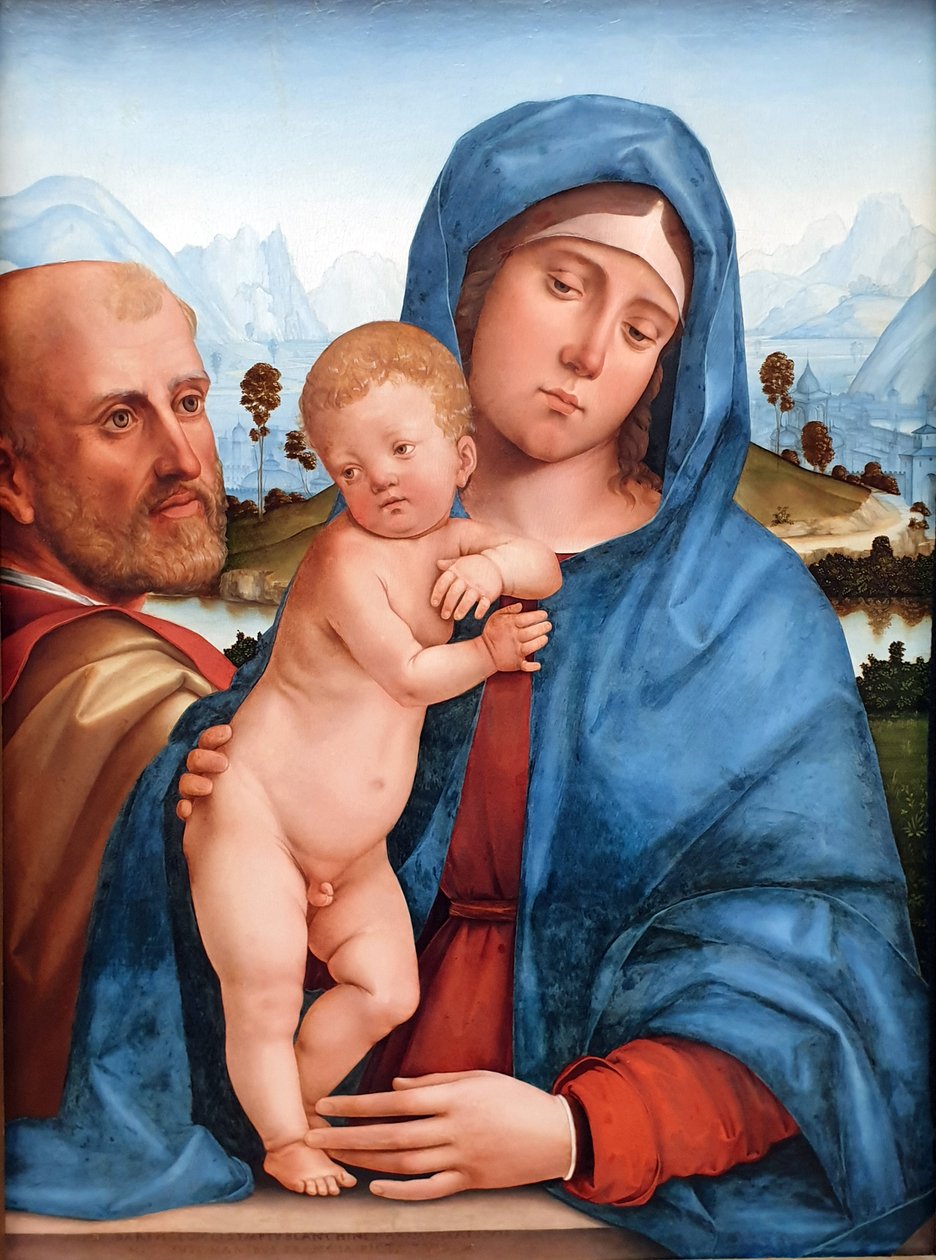 Allemand : Die heilige Familie La Sainte Famille - Francesco Francia