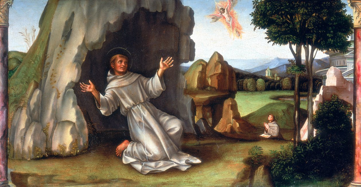 Saint François recevant les stigmates, fin 15e-début 16e siècle - Francesco Francia