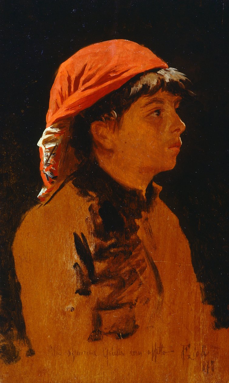 Écharpe rouge - Francesco Gioli