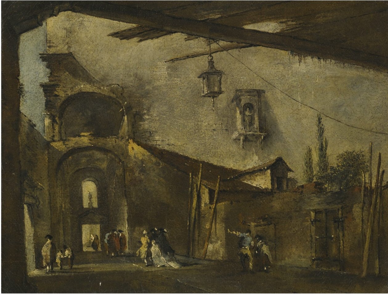 Une rue de Venise - Francesco Guardi