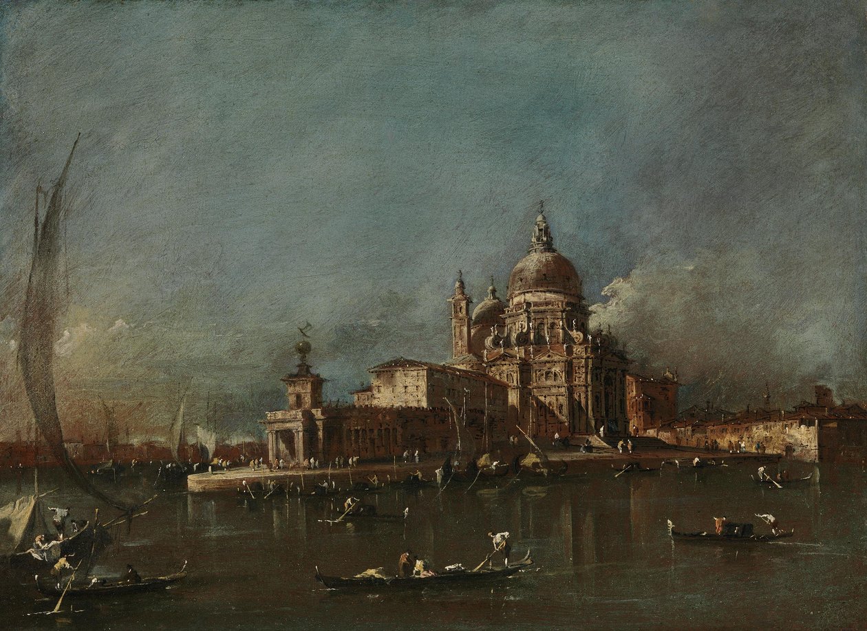 Vue de Santa Maria della Salute et de la Dogana - Francesco Guardi