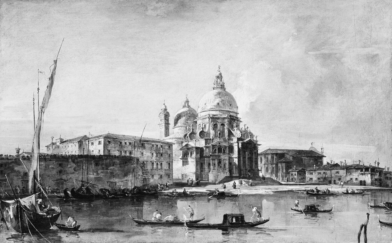 Santa Maria della Salute, milieu à fin des années 1760 - Francesco Guardi
