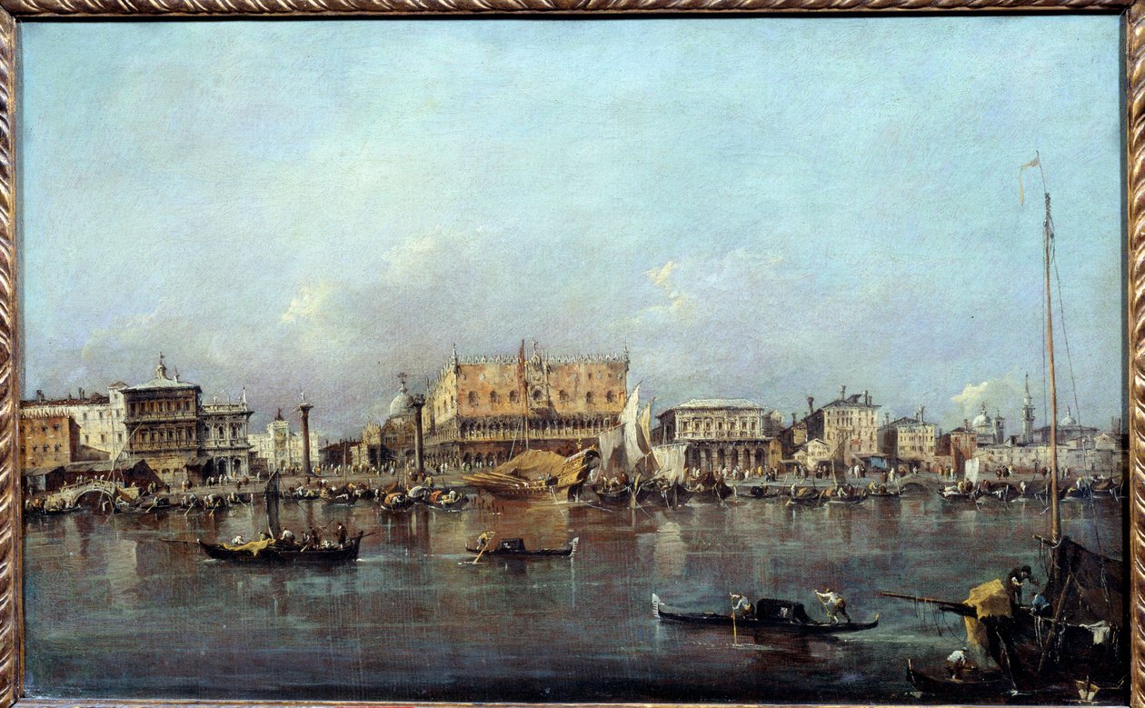 Le Palais des Doges vu de la mer - Francesco Guardi