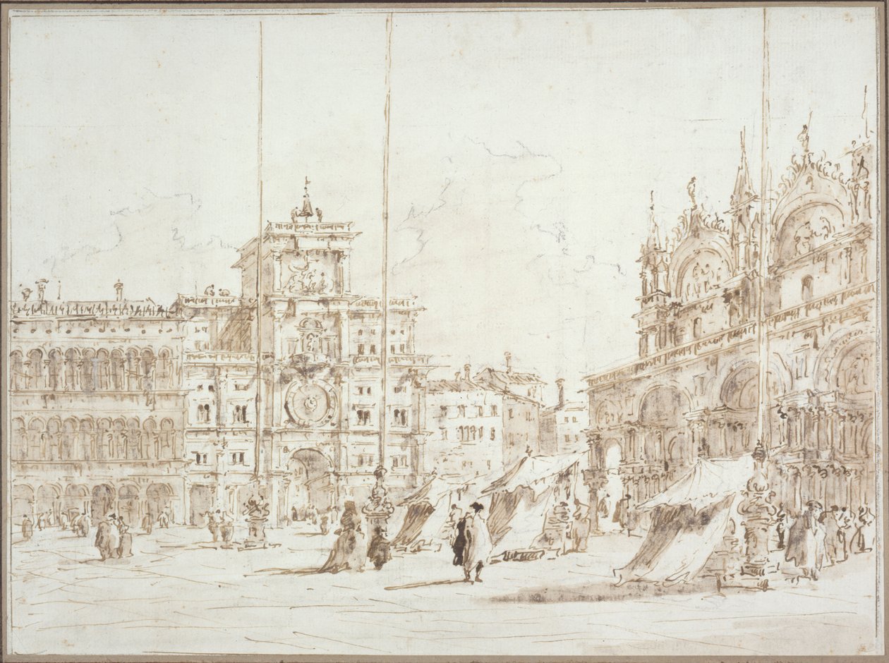 Vue de Venise : la [tour de l