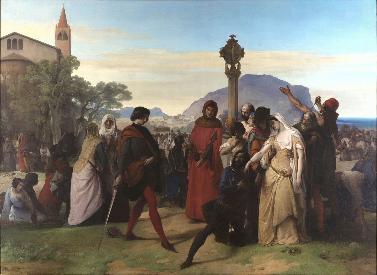 Italien : I vespri siciliani Les vêpres siciliennes - Francesco Hayez