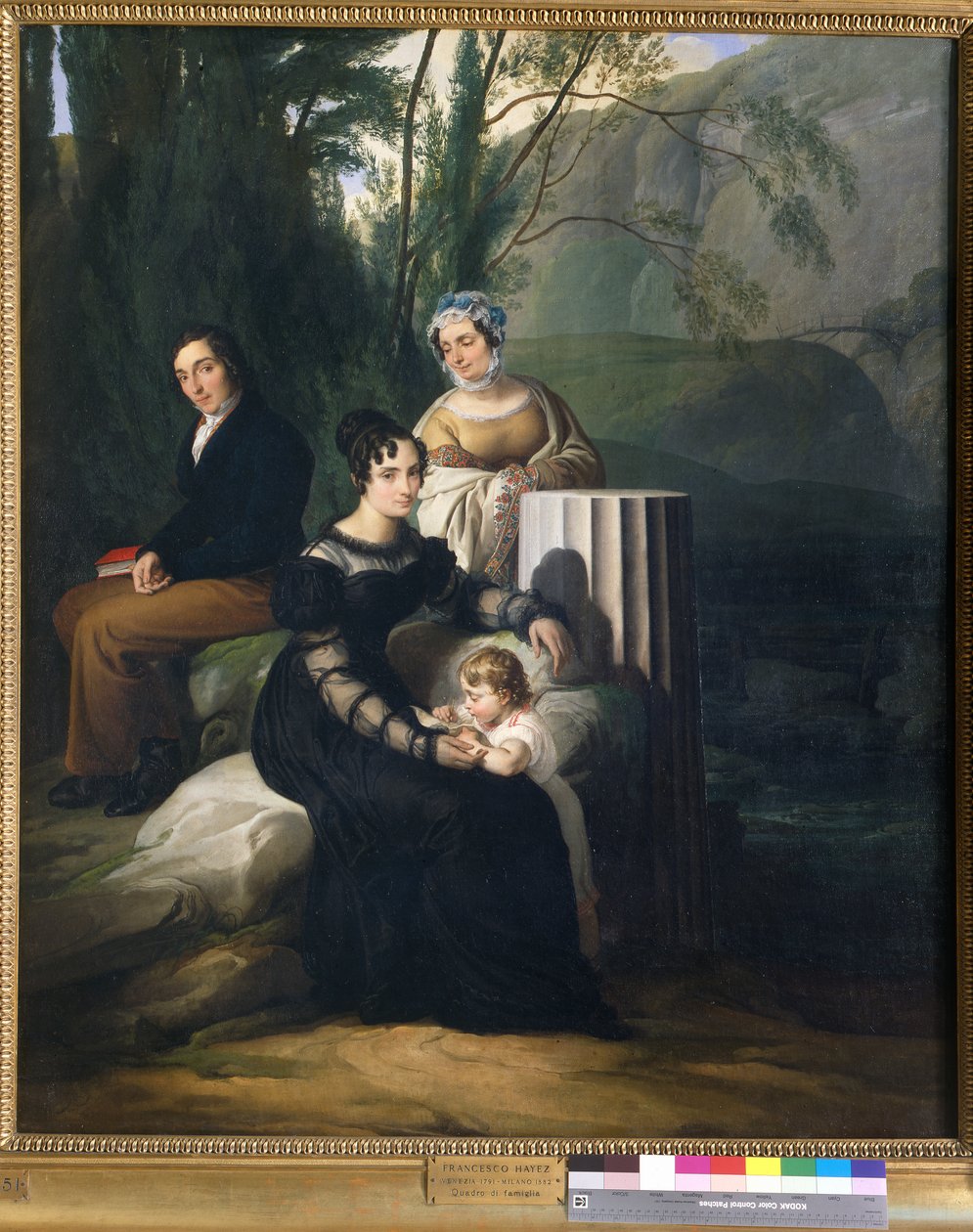 Portrait de la famille Borri Stampa - Francesco Hayez