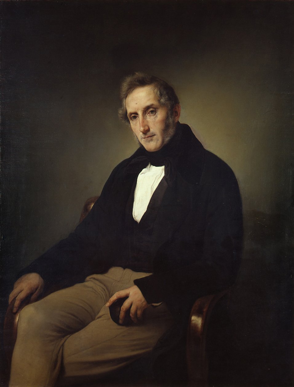 Portrait du poète Alessandro Manzoni 1785-1873 - Francesco Hayez