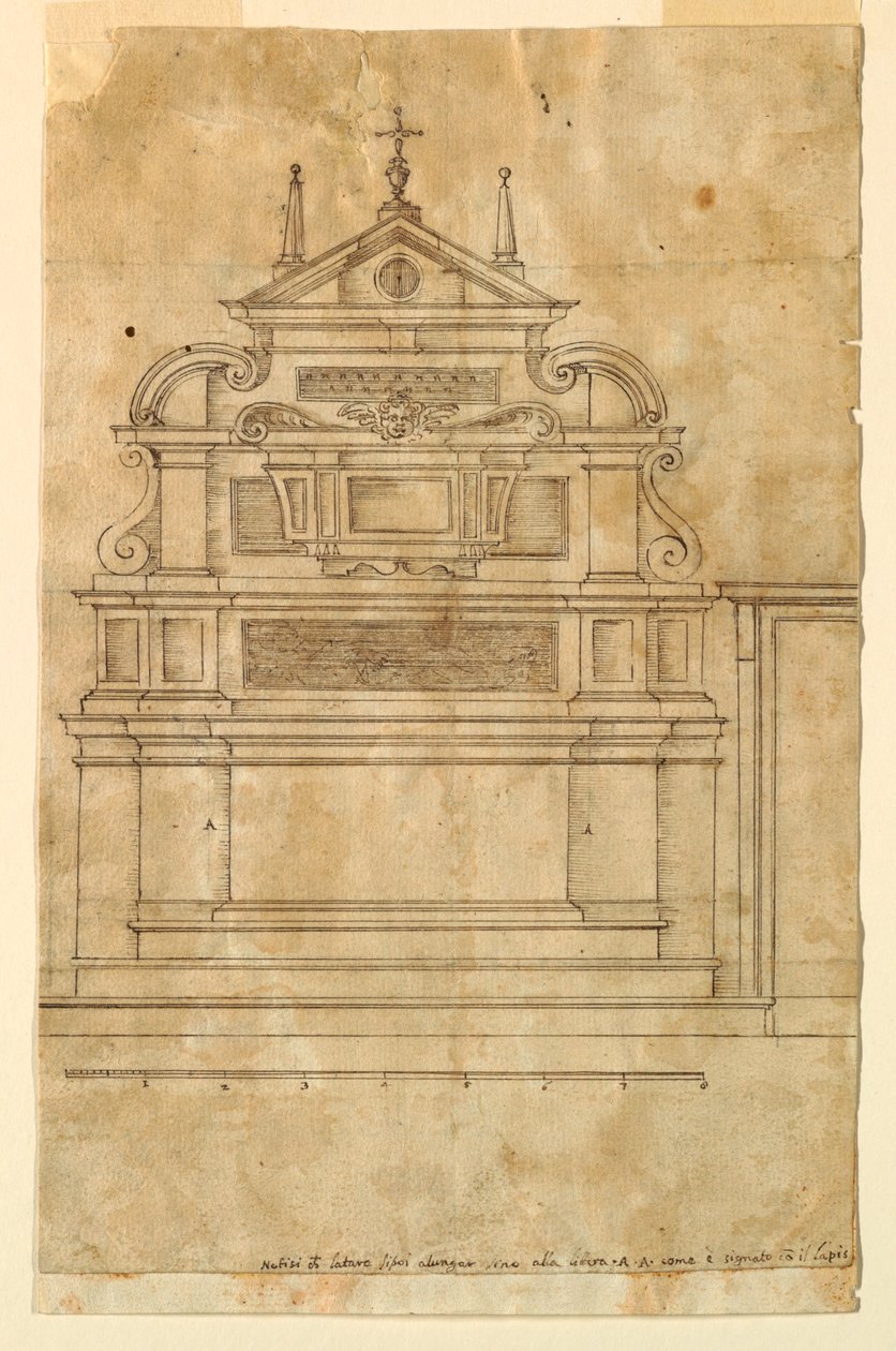 Projet pour un autel - Francesco Mosca