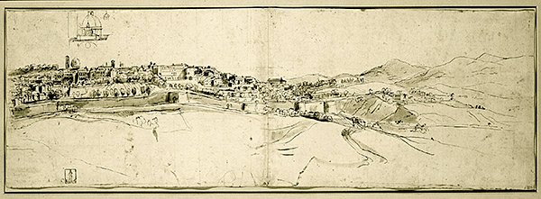 Vue de Rome - Francesco Panini