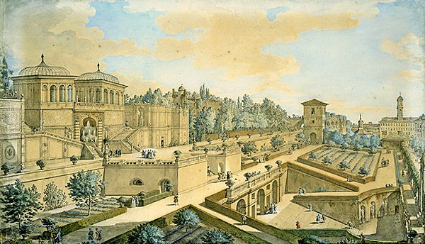 Vue de Rome - Francesco Panini