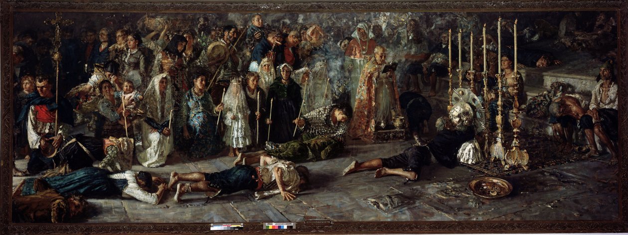 Il voto (Fête en hommage à Saint Pantaléon le 27 juillet à Miglianico en Abruzzes, Italie) - Francesco Paolo Michetti