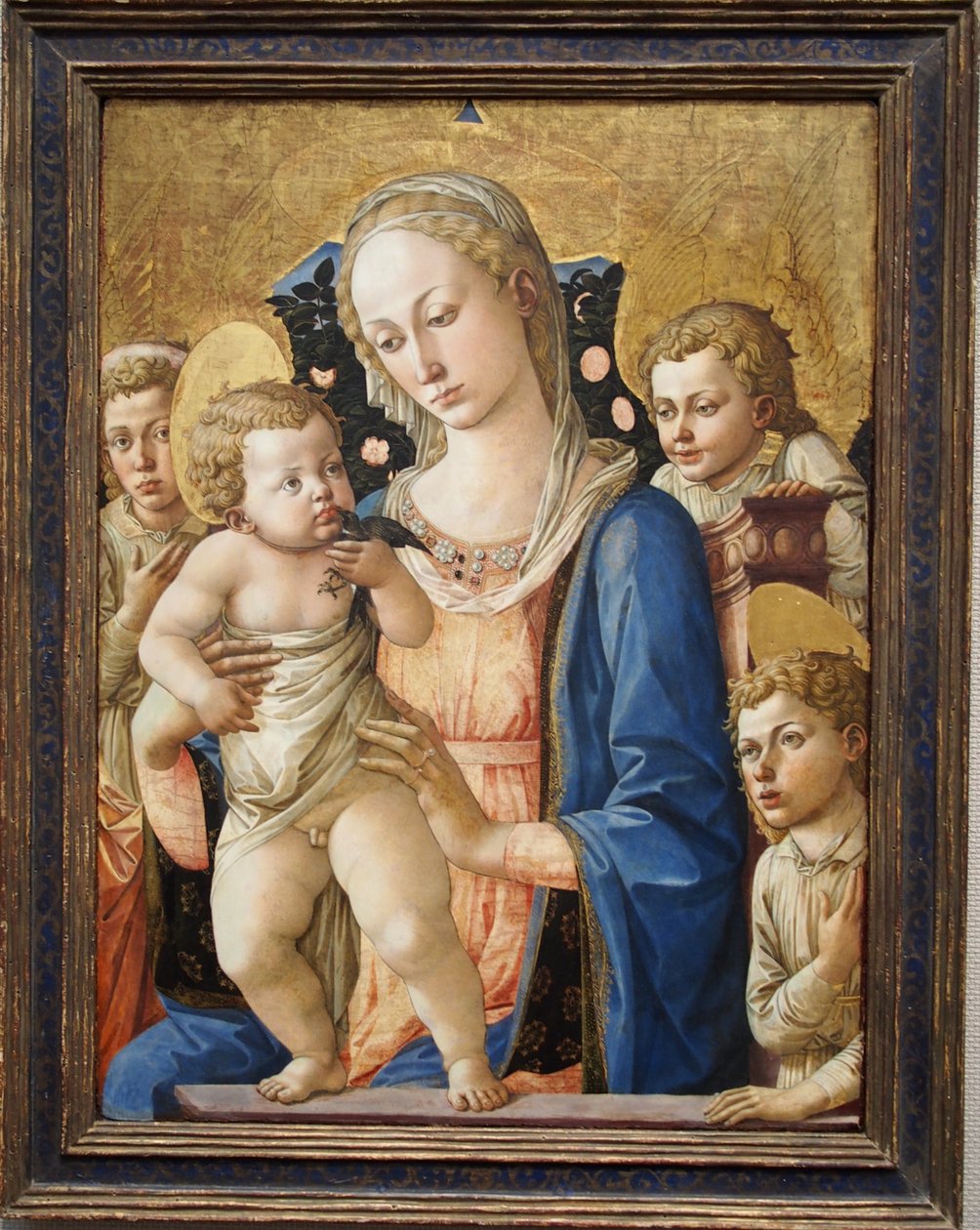 1455 Pesellino Madone et Enfant avec Saint Jean Tolède - Francesco Pesellino