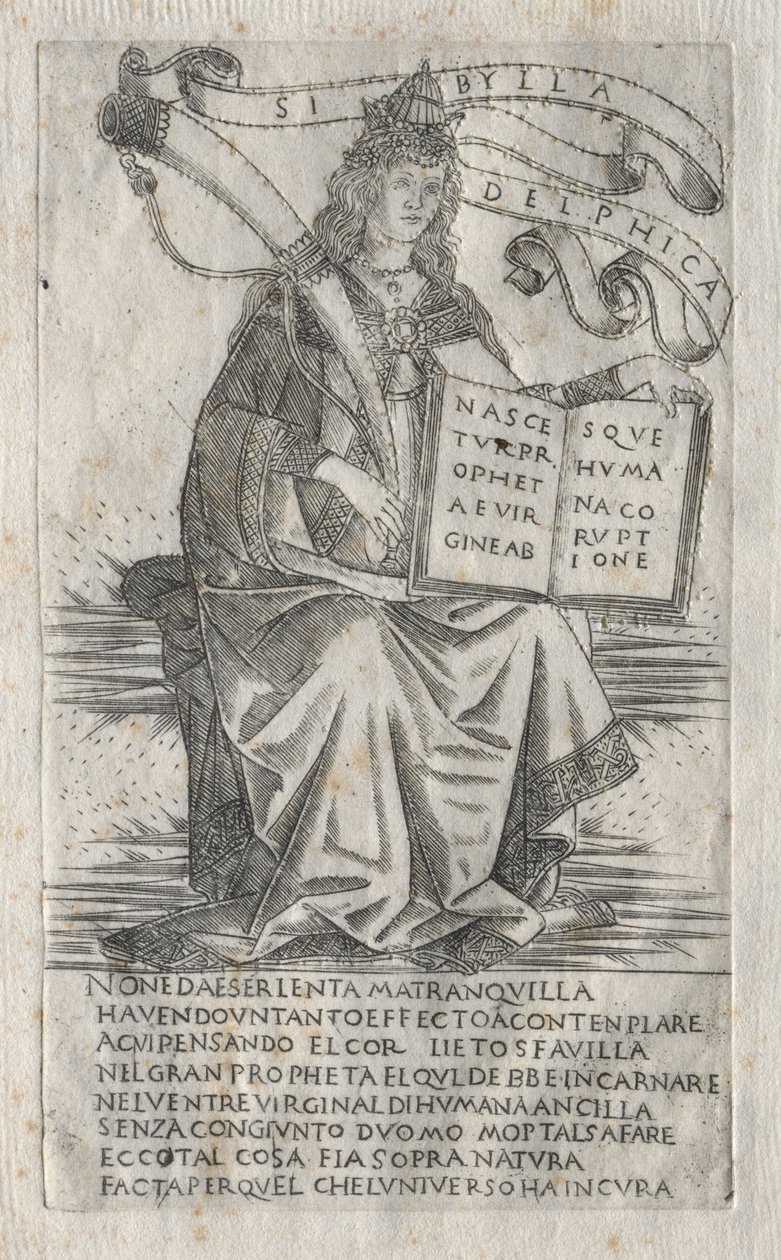 Les Sibylles: La Sibylle de Delphes, 1400s - Francesco Rosselli