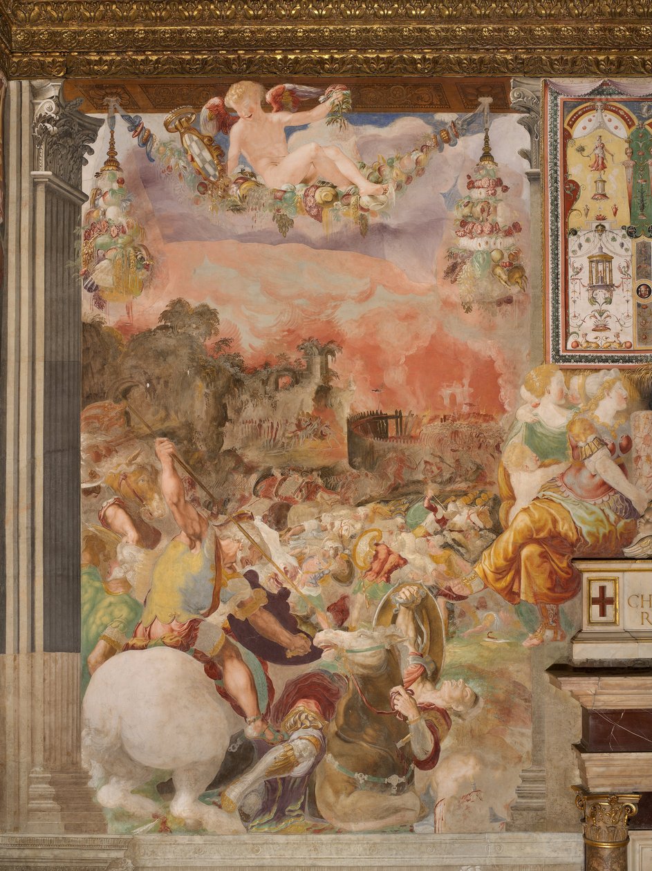 La déroute des Volsques - Francesco Salviati