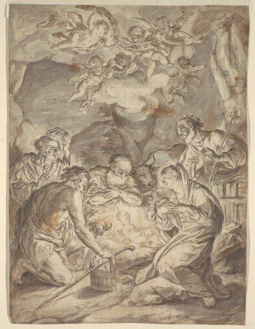Adoration des bergers - Francesco Saverio Mergolo