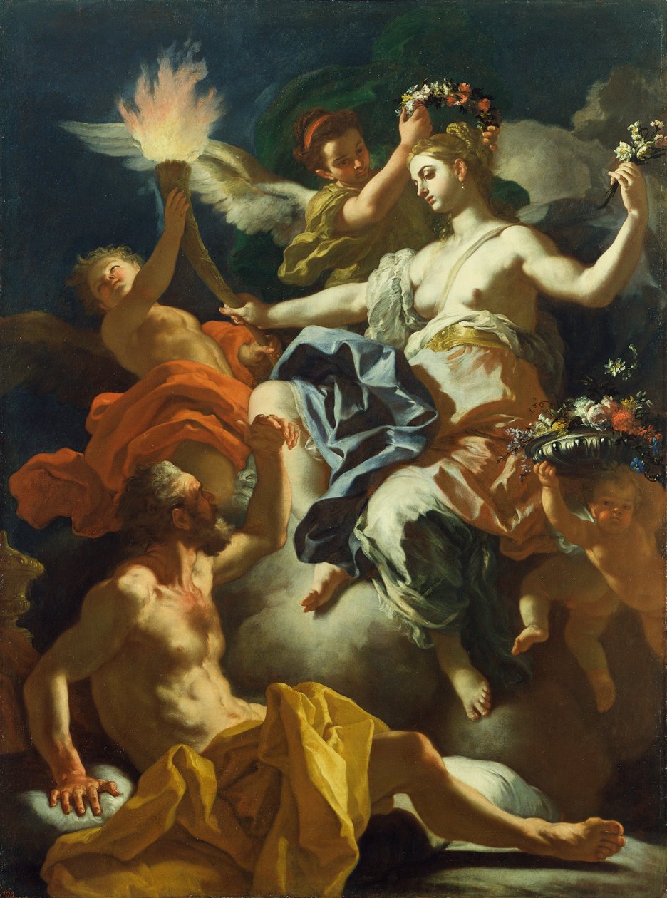 Aurore faisant ses adieux à Tithon - Francesco Solimena